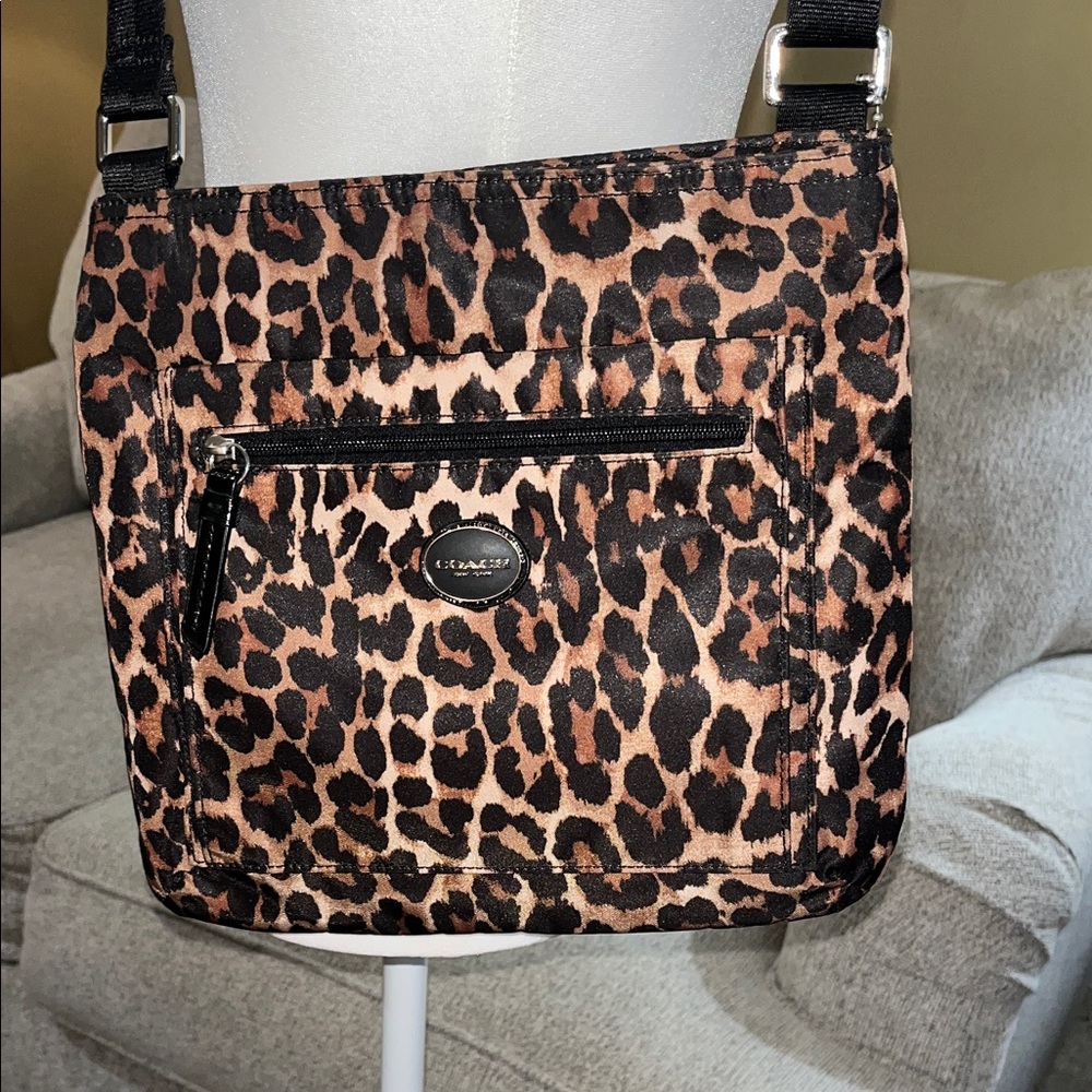 Coach Leopard Print Ocelot Crossbody Bag